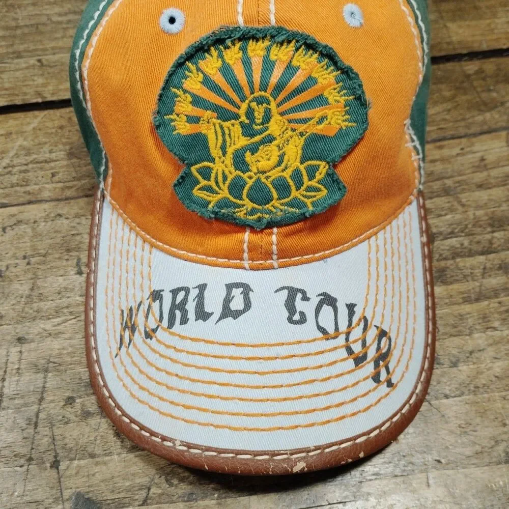 Vintage True Religion Trucker Cap World Tour Embroidered Y2K Canvas Hat